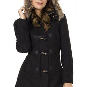 SWS Streetwear Society Duffy Wool Coat fur hoodie